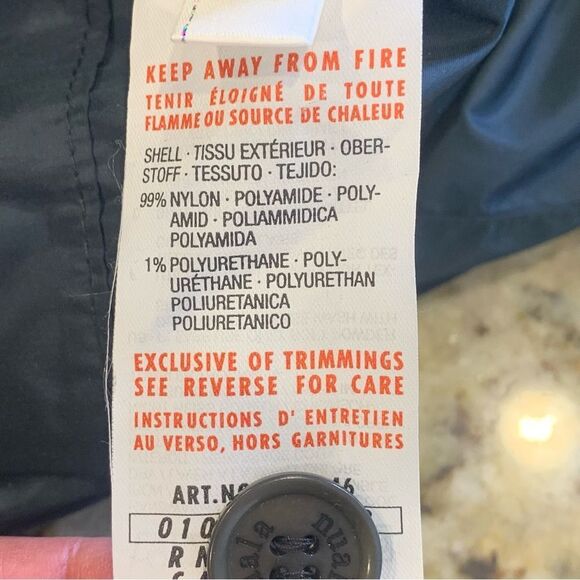 Nuala x Puma Lightweight Raincoat Trench Coat Blue Size Large - Picture 10 of 13